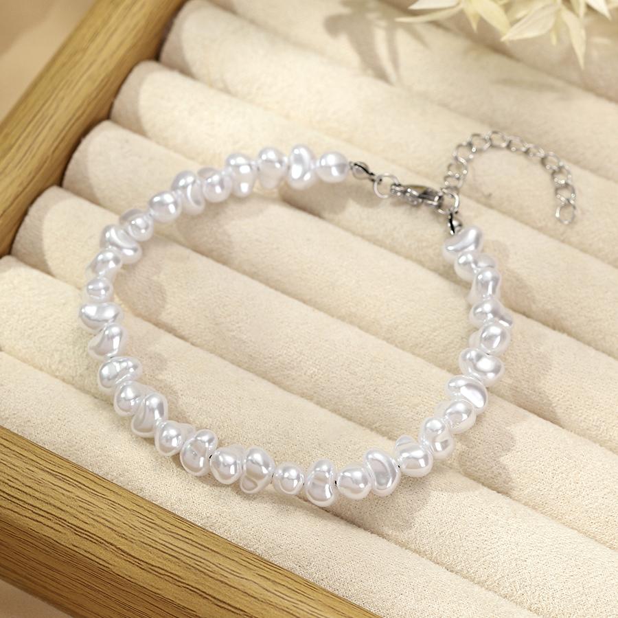 Noter New Faux Pearl Anklet For Women Summer Beach Casual Vacation Ankle Jewelry Adjustable Friendship Foot Bracelet Versatile
Noter New Faux Pearl Anklet For Women Summer Beach Casual Vacation Ankle Jewelry Adjustable Friendship Foot Bracelet Versatile