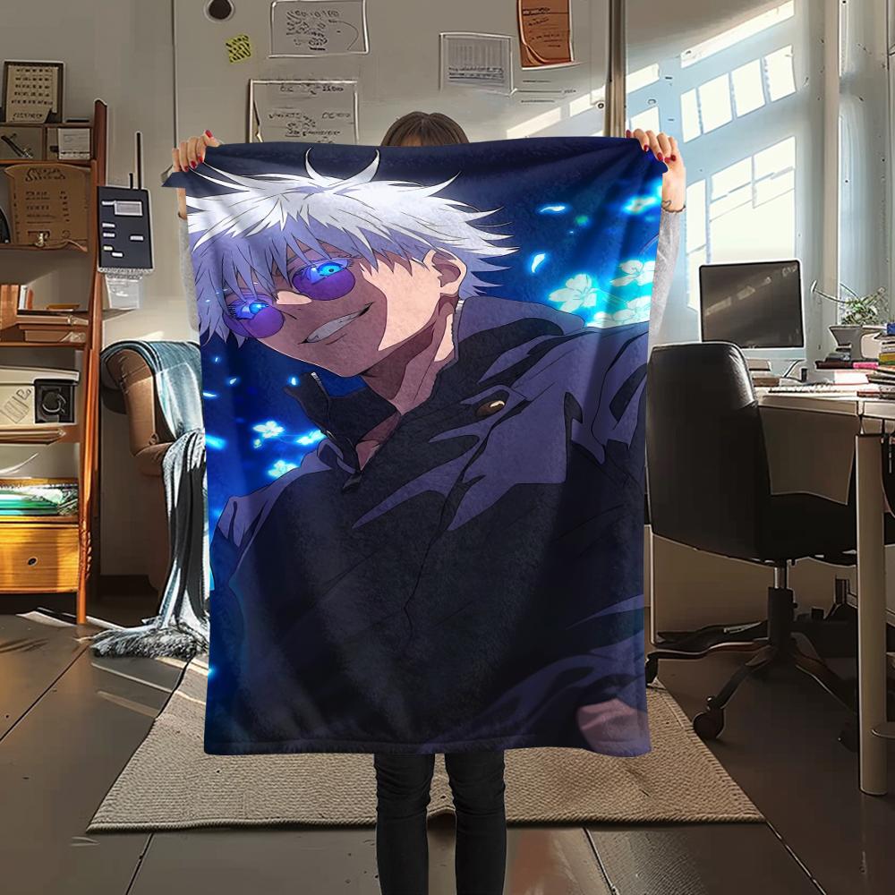 Jujutsu Kaisen Gojo Satoru Print Flannel Blanket,High quality Comfortable for All Seasons,Home Decor,Warmth and Comfort,Perfect for Christmas Gifts 80cm x 120cm
Jujutsu Kaisen Gojo Satoru Print Flannel Blanket,High quality Comfortable for All Seasons,Home Decor,Warmth and Comfort,Perfect for Christmas Gifts 80cm x 120cm