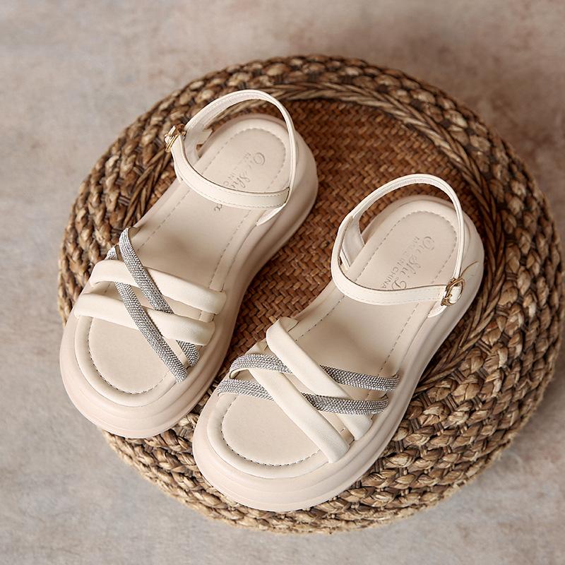 French word with female platform 2025 new summer versatile fairy style with skirt wear casual beach sandals 40
French word with female platform 2025 new summer versatile fairy style with skirt wear casual beach sandals 40