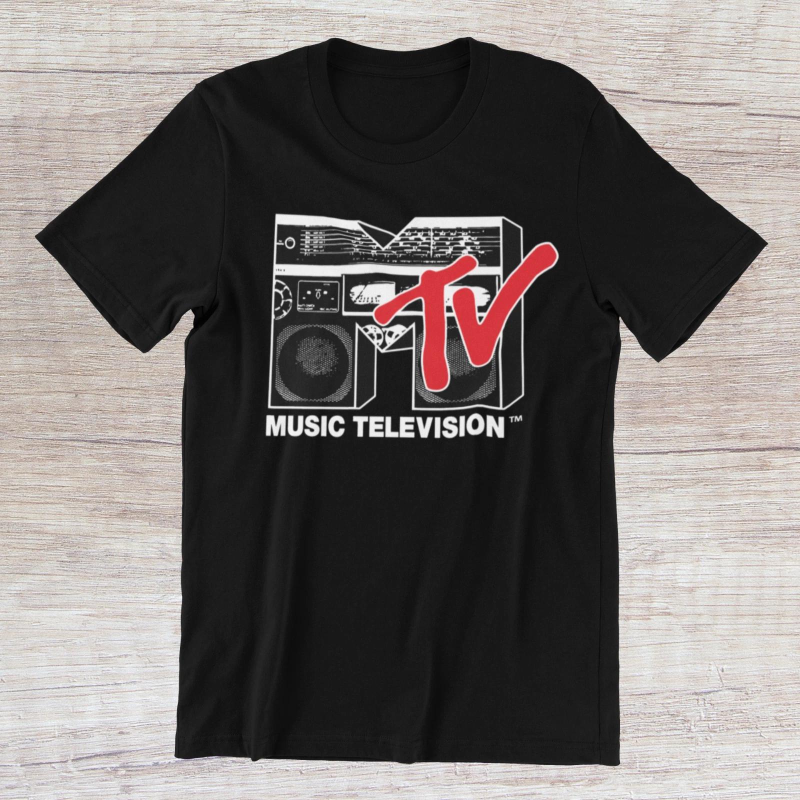 MTV Music Television T-Shirt 90s Old School Logo Boombox on Ring Spun Cotton Tee L
MTV Music Television T-Shirt 90s Old School Logo Boombox on Ring Spun Cotton Tee L
