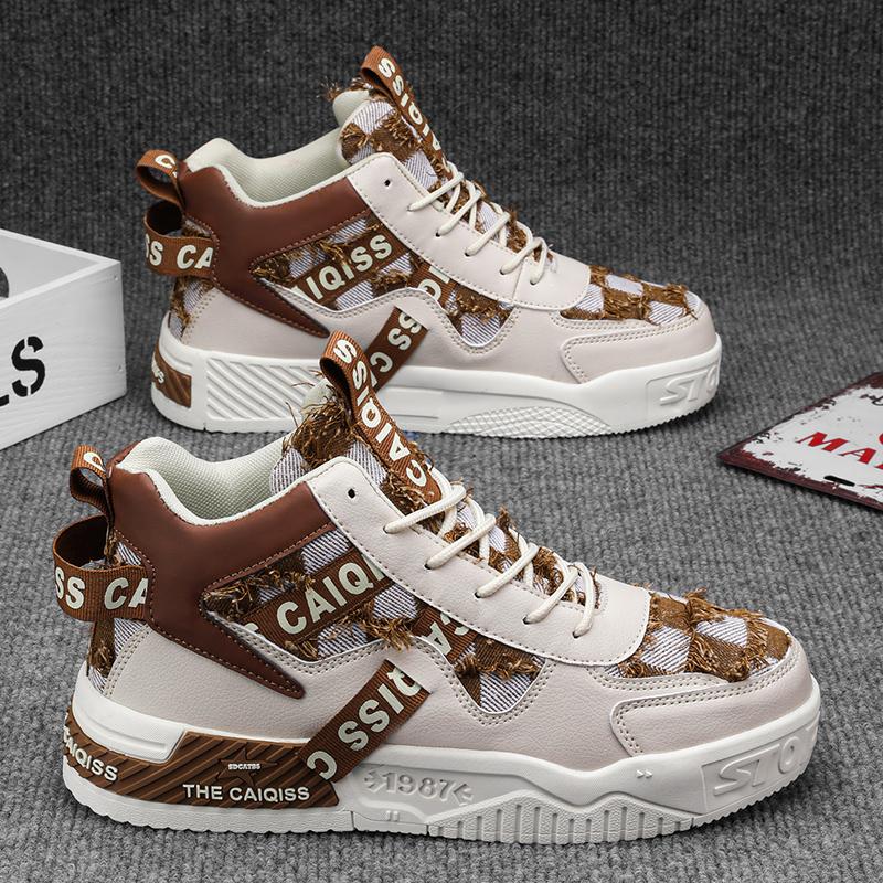 2025 High Top Mens Sports Sneakers Fashion Checkered Tassels Lace up Cowboy shoes Couple style plus size 36-45 45 коричневий
2025 High Top Mens Sports Sneakers Fashion Checkered Tassels Lace up Cowboy shoes Couple style plus size 36-45 45 коричневий