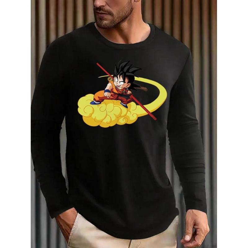 Dragon Balls Long Sleeve T-Shirt, Polka Dot Print, Lightweight Knit, Office Casual XXL чорний
Dragon Balls Long Sleeve T-Shirt, Polka Dot Print, Lightweight Knit, Office Casual XXL чорний