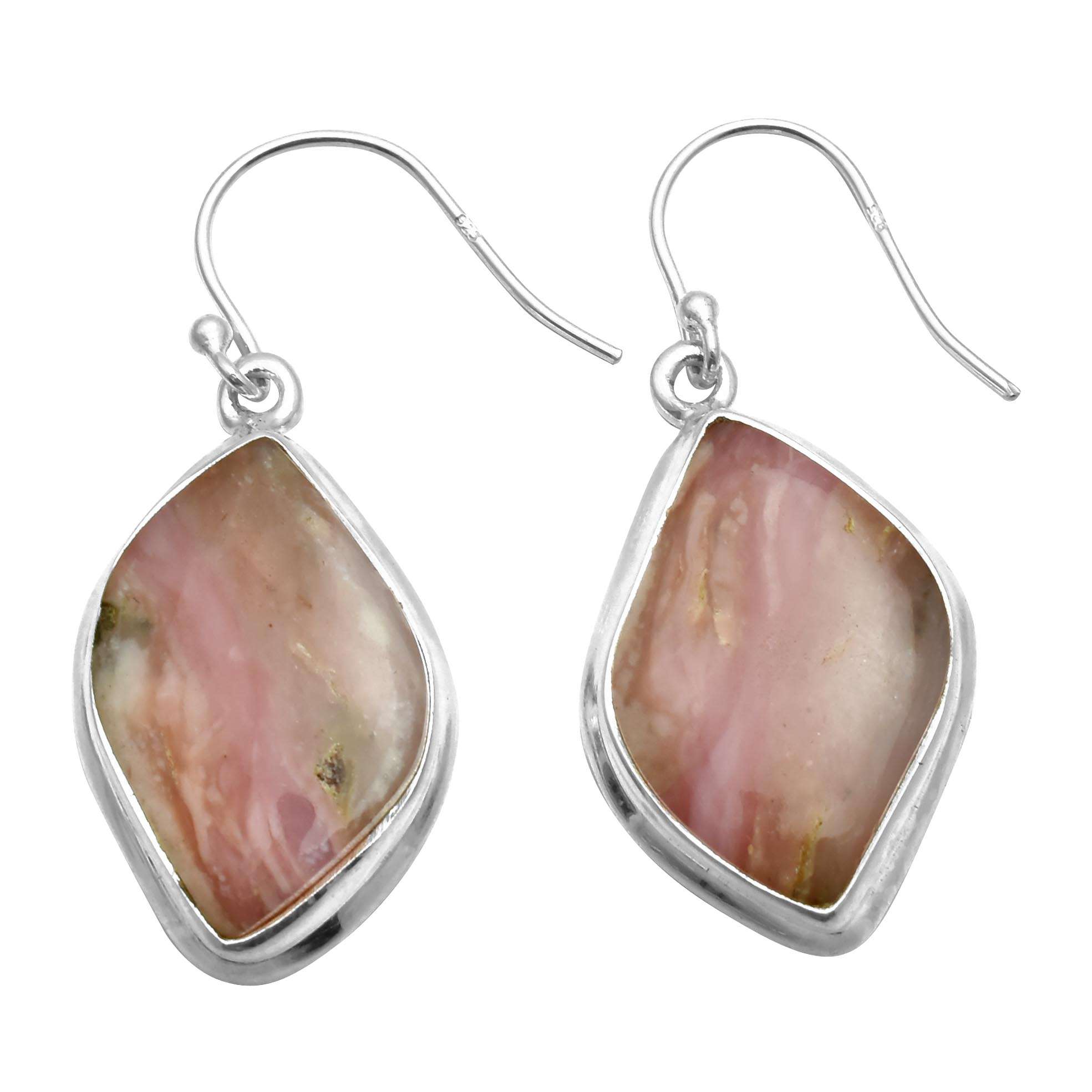Rhodochrosite Gemstone Earrings Solid 925 Sterling Silver Handmade Earrings Jewelry Gift For Women And Girls E-3301
Rhodochrosite Gemstone Earrings Solid 925 Sterling Silver Handmade Earrings Jewelry Gift For Women And Girls E-3301