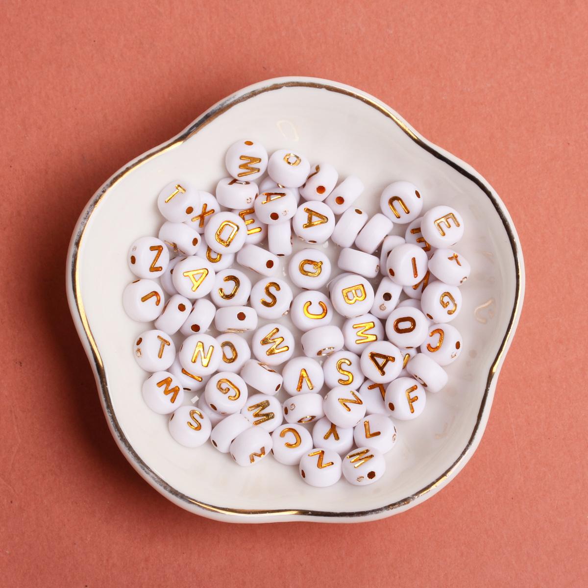 Товары для вечеринок Изготовление своими руками, аксессуары ручной работы, браслет для украшений, 50 шт., материал AZ, модные бусины с буквами White Gold
Товары для вечеринок Изготовление своими руками, аксессуары ручной работы, браслет для украшений, 50 шт., материал AZ, модные бусины с буквами White Gold