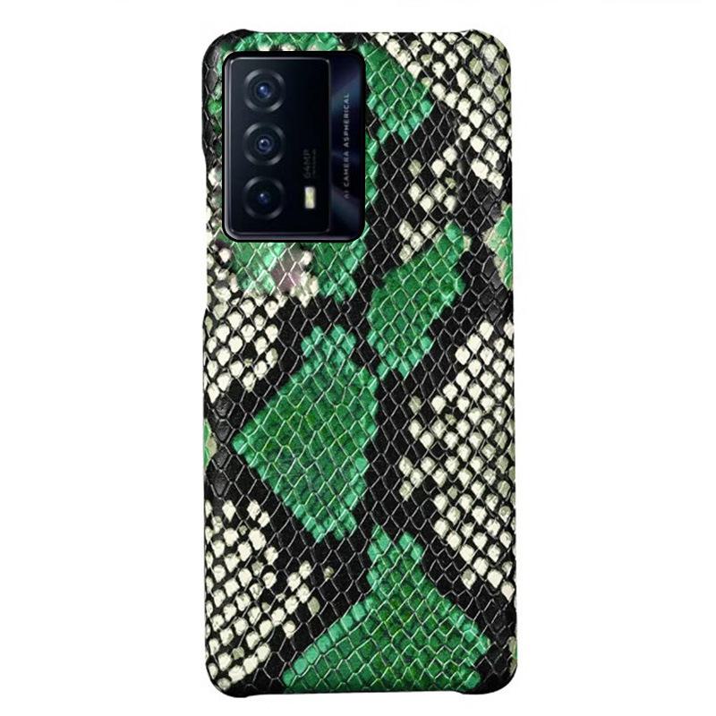 Luxury Genuine Leather Half Package Protective Cover for iQOO Z5 with Python Skin Pattern designed for stylish iQOO Z5x. iQOO Z8 зелений
Luxury Genuine Leather Half Package Protective Cover for iQOO Z5 with Python Skin Pattern designed for stylish iQOO Z5x. iQOO Z8 зелений