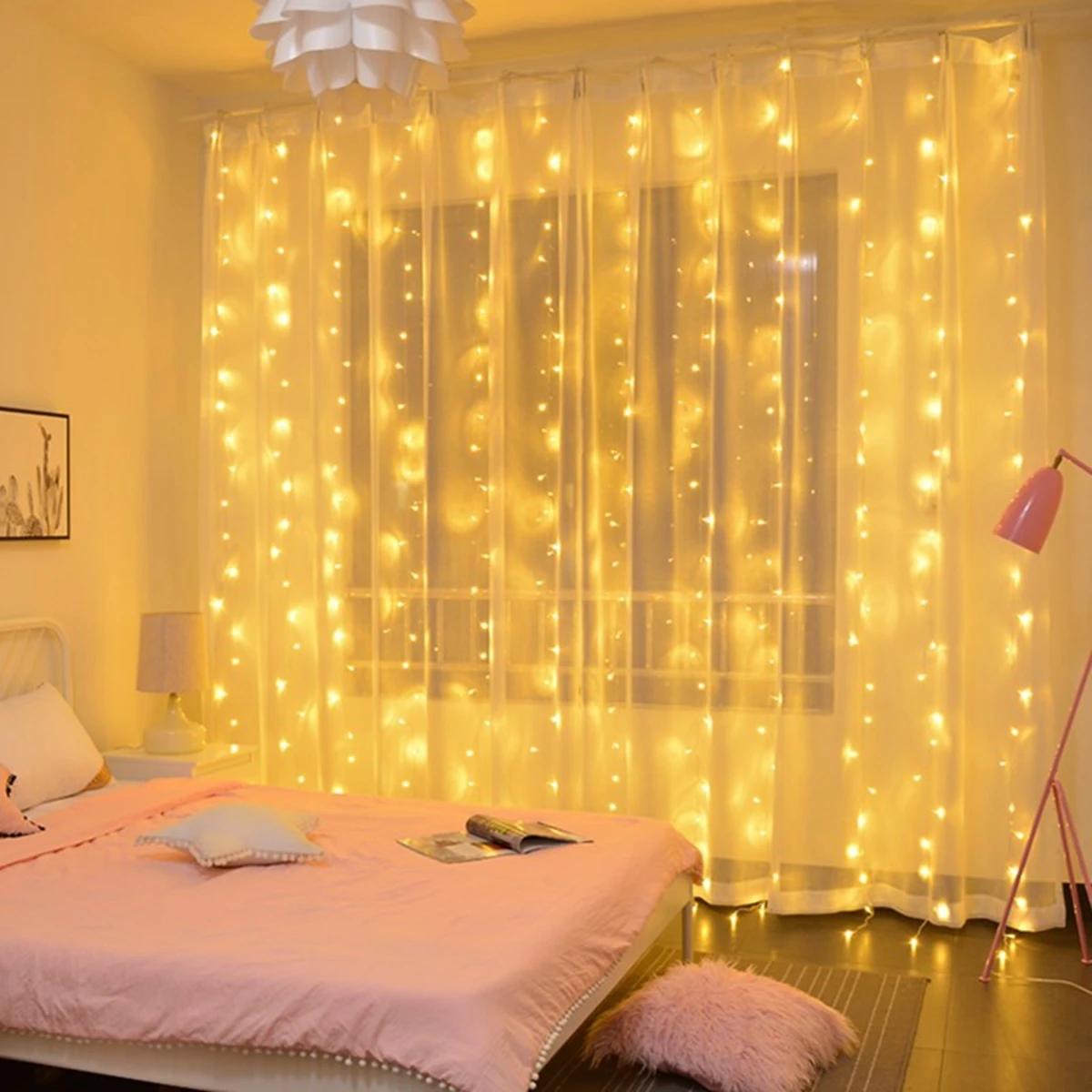 Curtain Led Lights String Christmas Decorations 2024 Garland Festival Decoration for Bedroom Home Holiday Wedding Fairy Lights 3x1M
Curtain Led Lights String Christmas Decorations 2024 Garland Festival Decoration for Bedroom Home Holiday Wedding Fairy Lights 3x1M