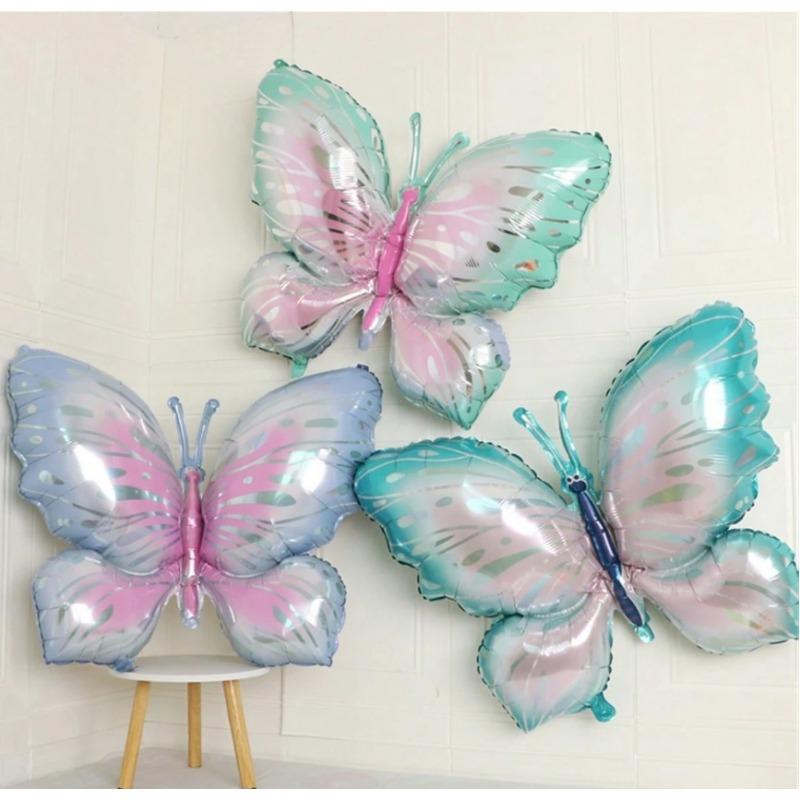 4-color gradient butterfly 4-piece set, very beautiful butterfly-shaped aluminum film balloon, suitable for birthday party theme party decoration
4-color gradient butterfly 4-piece set, very beautiful butterfly-shaped aluminum film balloon, suitable for birthday party theme party decoration