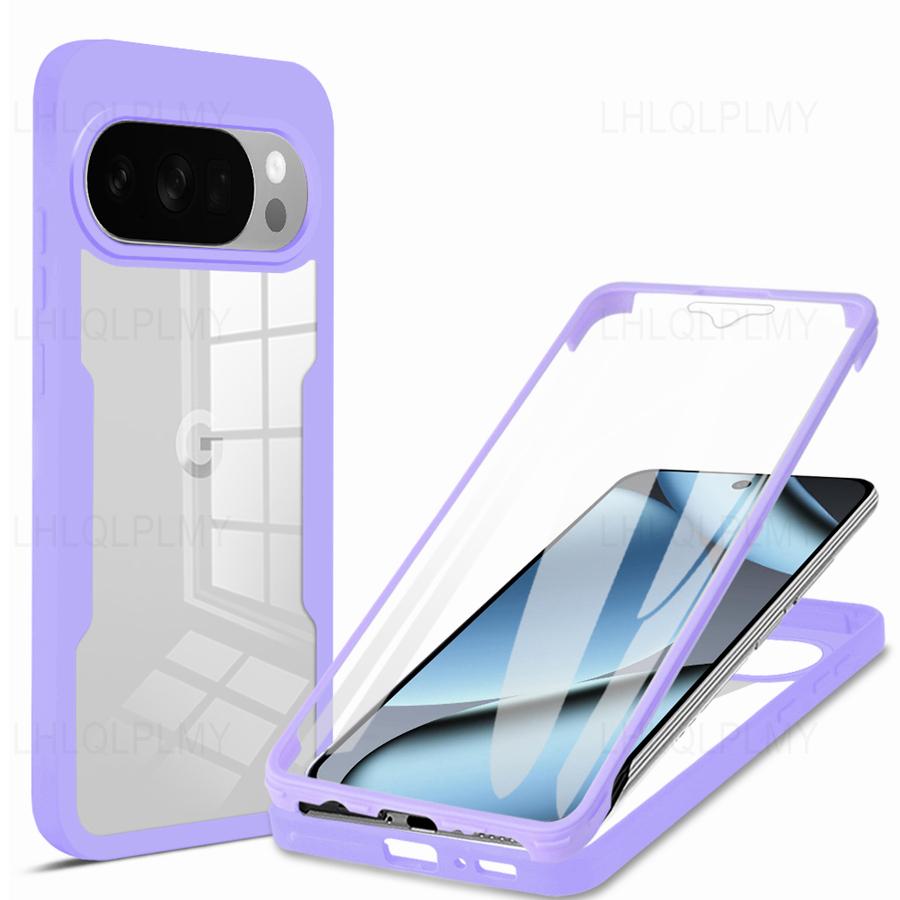 Front + Back Protect ShockProof Case For Google Pixel 9 10 Pro XL 10A 6A 360 Degrees Cover Pixel9 Pixel10 Pixel 6A фіолетовий
Front + Back Protect ShockProof Case For Google Pixel 9 10 Pro XL 10A 6A 360 Degrees Cover Pixel9 Pixel10 Pixel 6A фіолетовий