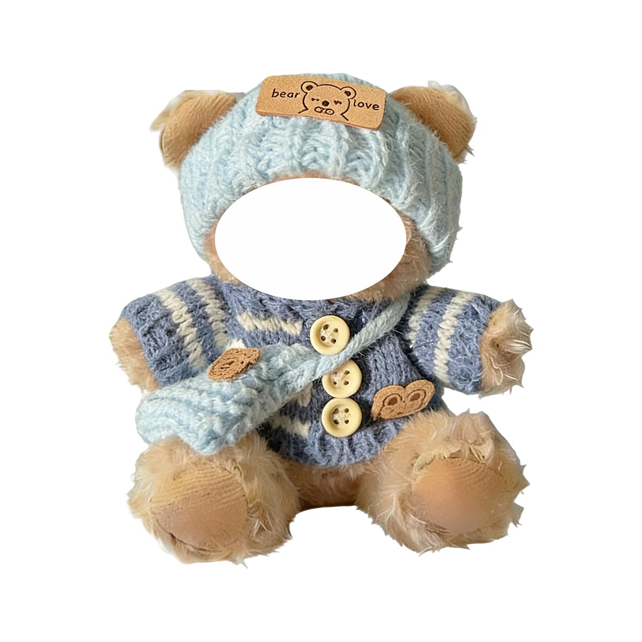 Coyoohouse Plush Toy Clothes Set for 10-17cm Plush Toys (Sitting: 10-13cm Standing: 15-17cm) - Cute Costume for Baby Bears, Pandas, and Lovebirds -
Coyoohouse Plush Toy Clothes Set for 10-17cm Plush Toys (Sitting: 10-13cm Standing: 15-17cm) - Cute Costume for Baby Bears, Pandas, and Lovebirds -