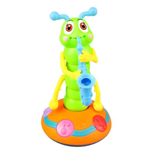 Универсальная ходячая и танцующая гусеница, электрическая игрушка для детей 45662, работающая от батареек, игрушка-гусеница-саксофонист со светом разноцветный
Универсальная ходячая и танцующая гусеница, электрическая игрушка для детей 45662, работающая от батареек, игрушка-гусеница-саксофонист со светом разноцветный