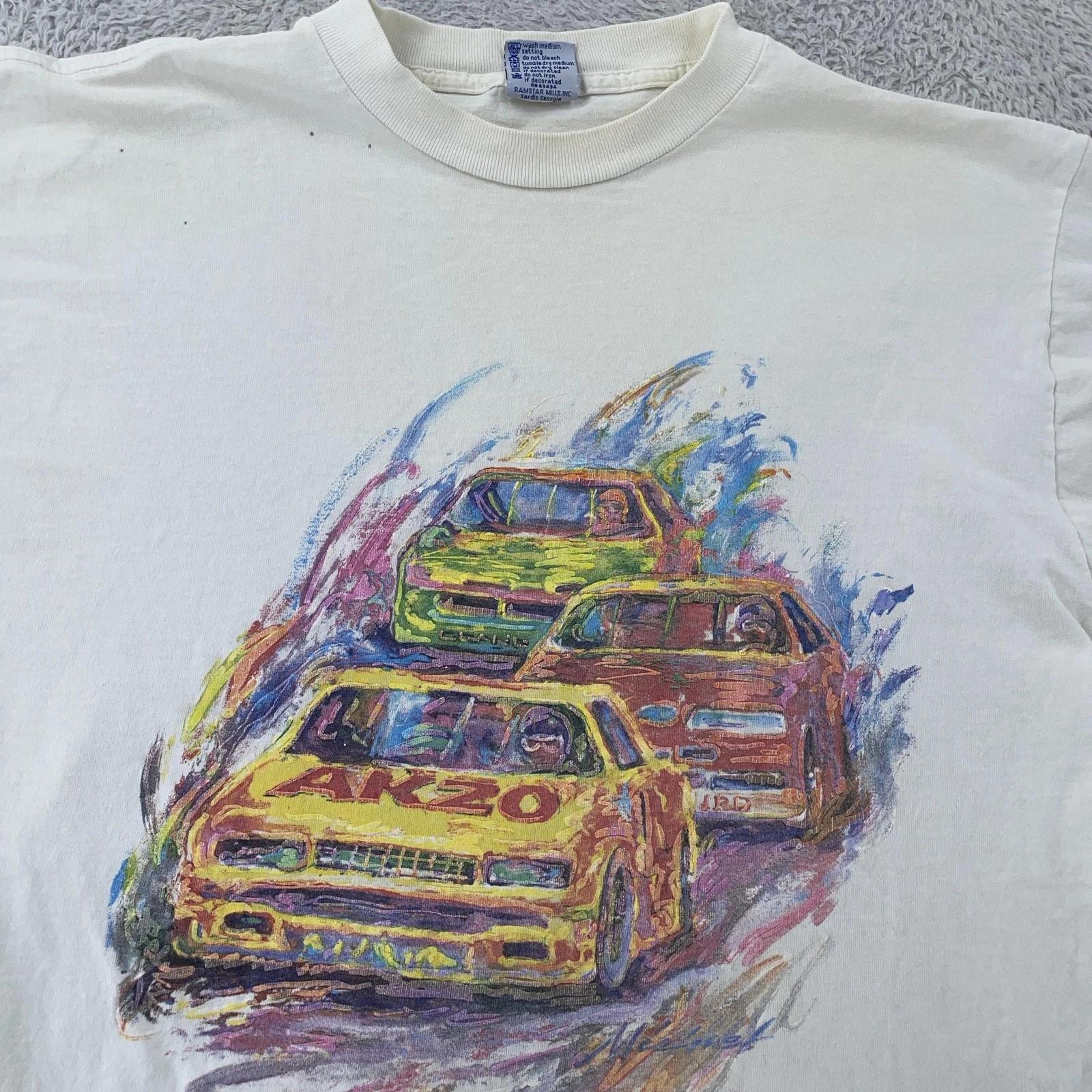Vintage Sikkens AKZO Racing T-Shirt Mens Large/XL NASCAR Watercolor Art USA 90s XL
Vintage Sikkens AKZO Racing T-Shirt Mens Large/XL NASCAR Watercolor Art USA 90s XL