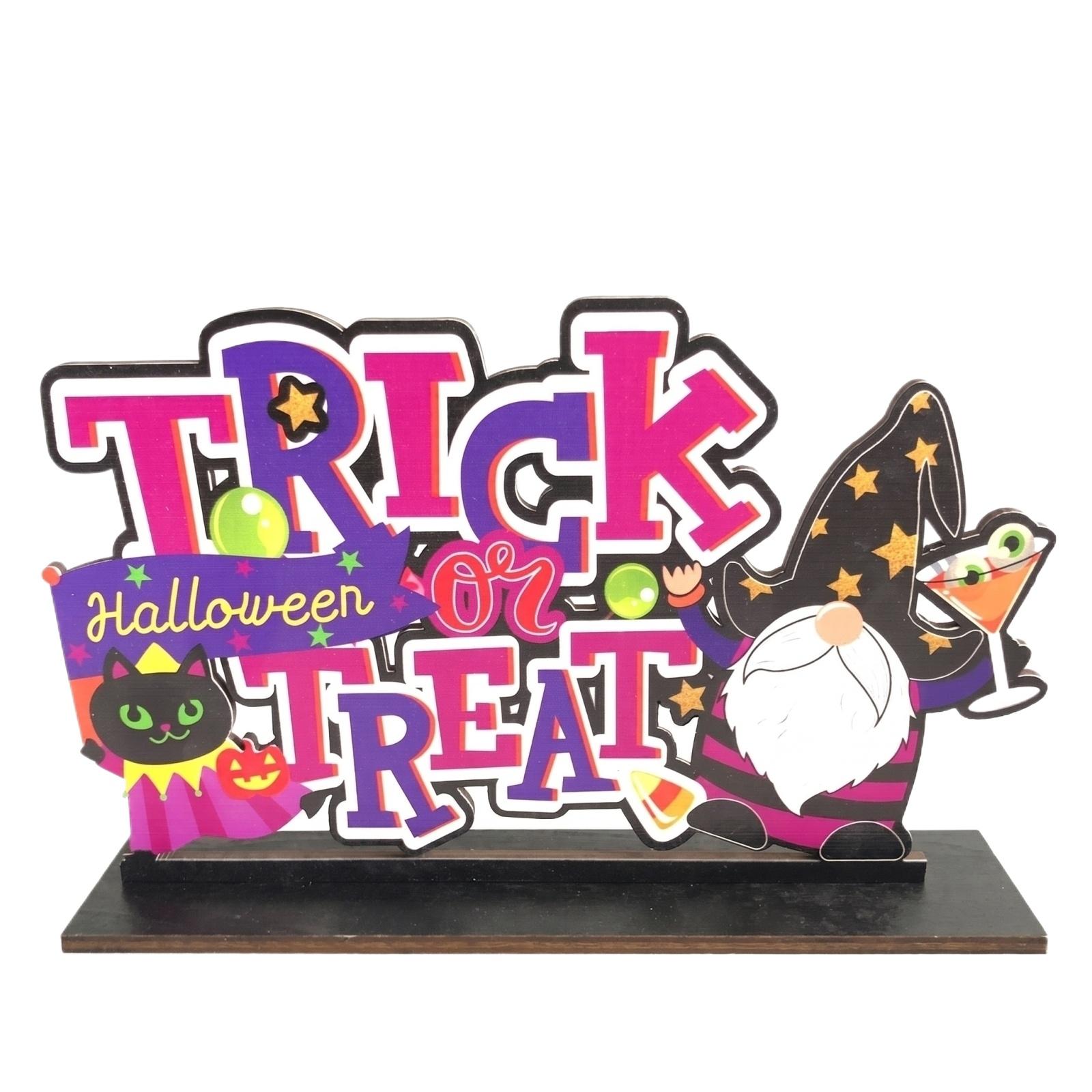 Wooden Halloween Tabletop Decoration Pumpkin Witch Hat Design Wooden Craft Ornament for Seasonal Home Display and Festive Decor One Size
Wooden Halloween Tabletop Decoration Pumpkin Witch Hat Design Wooden Craft Ornament for Seasonal Home Display and Festive Decor One Size