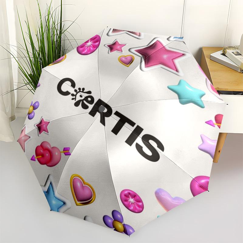 1pc Cortis, K-Pop Automatic Umbrella with 8-Rib Compact Design, Foldable & Portable for Outdoor Leisure, Everyday Use - Ideal Gift for Friends and Fam
1pc Cortis, K-Pop Automatic Umbrella with 8-Rib Compact Design, Foldable & Portable for Outdoor Leisure, Everyday Use - Ideal Gift for Friends and Fam
