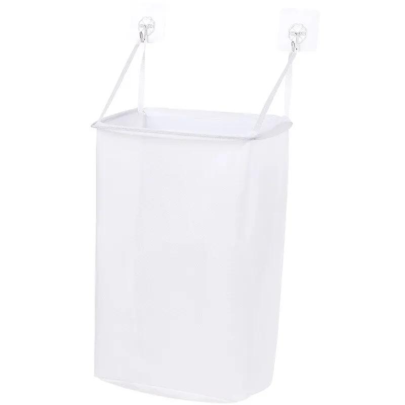 Household Wall-mounted Punch-free Dirty Clothes Basket Storage Bathroom Hanging Laundry Basket Curved Plain Cloth Storage Basket білий
Household Wall-mounted Punch-free Dirty Clothes Basket Storage Bathroom Hanging Laundry Basket Curved Plain Cloth Storage Basket білий