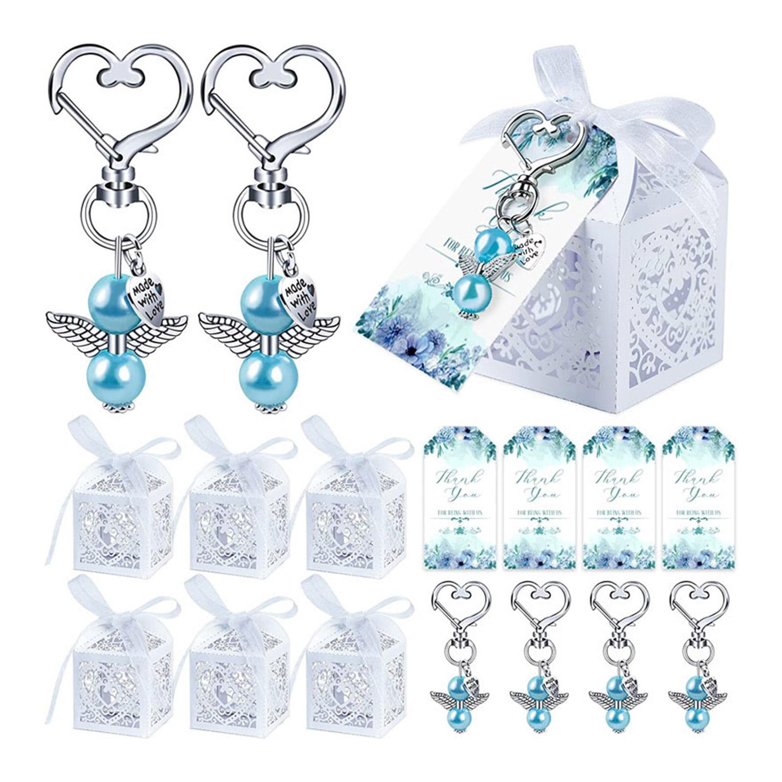 144 Pieces Angel Pendant Keychains Angel Keys Rings Baptism Favor Boxes Kraft Paper for Wedding Baptism Girl Guardian синий
144 Pieces Angel Pendant Keychains Angel Keys Rings Baptism Favor Boxes Kraft Paper for Wedding Baptism Girl Guardian синий