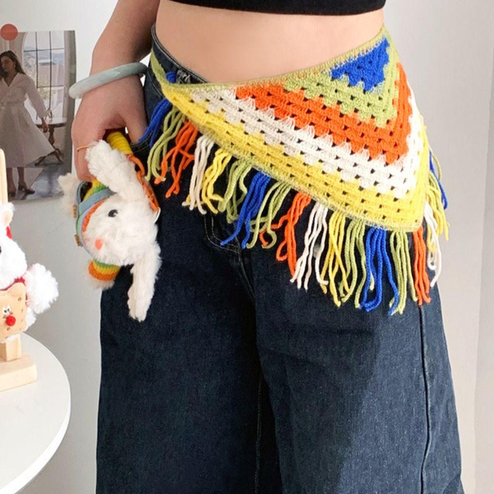 Bohemian Turban Knitted Triangle Headscarf Cummerbund Apron Wrap Ethnic Style Waist Band Women Style4
Bohemian Turban Knitted Triangle Headscarf Cummerbund Apron Wrap Ethnic Style Waist Band Women Style4