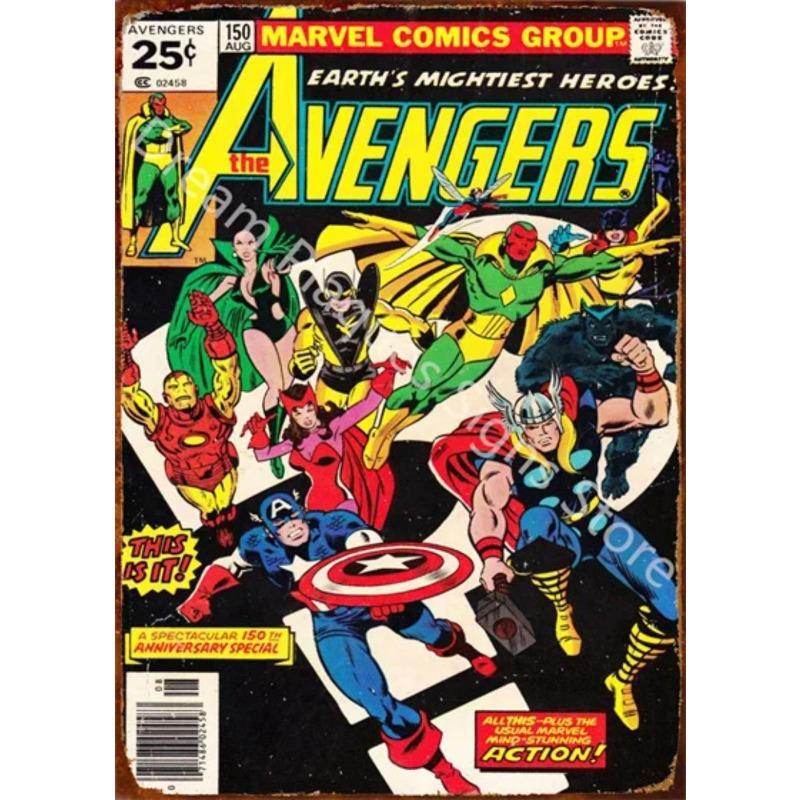 Marvel Metal Wall Sign, Superhero Decor Plaque 15x30cm
Marvel Metal Wall Sign, Superhero Decor Plaque 15x30cm
