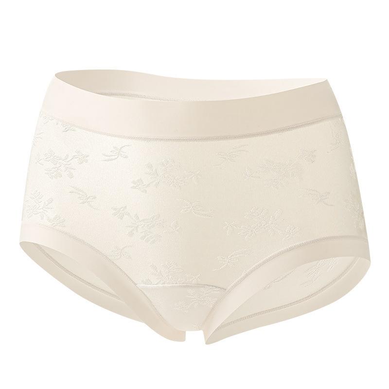 Ladies Summer Light Luxury Simple Jacquard 10A Antibacterial Comfortable Briefs XXL білий/шампанського
Ladies Summer Light Luxury Simple Jacquard 10A Antibacterial Comfortable Briefs XXL білий/шампанського