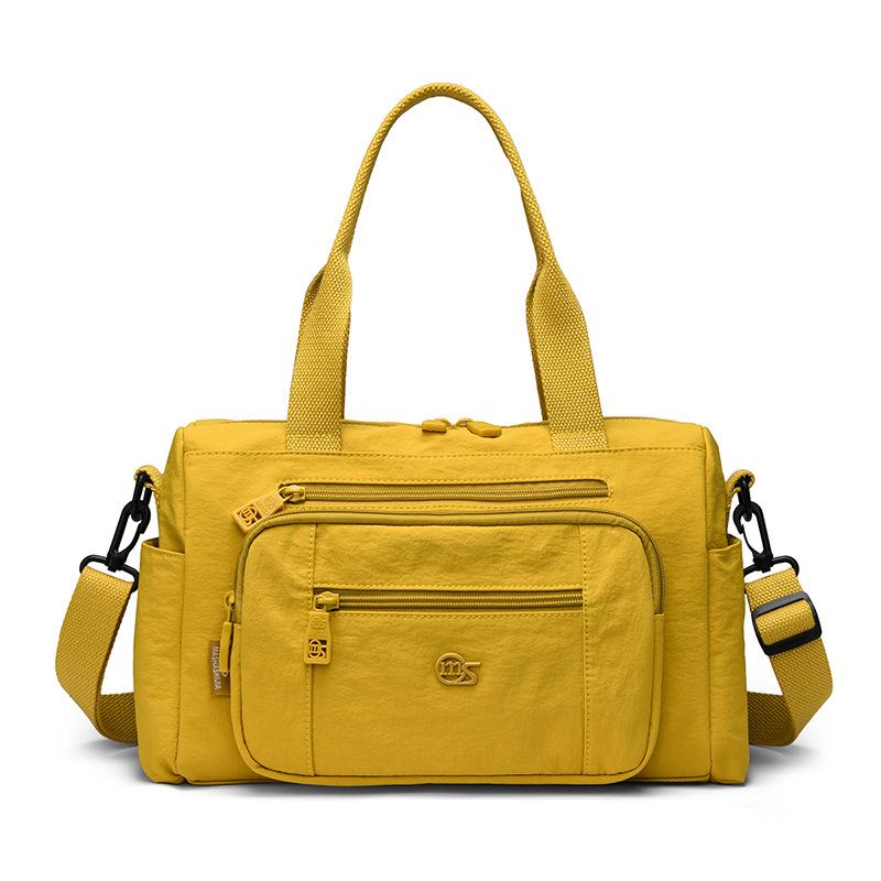Women s Nylon Tote Bag with Multiple Zipper Pockets Shoulder Carry for Daily and Travel Use жовтий
Women s Nylon Tote Bag with Multiple Zipper Pockets Shoulder Carry for Daily and Travel Use жовтий