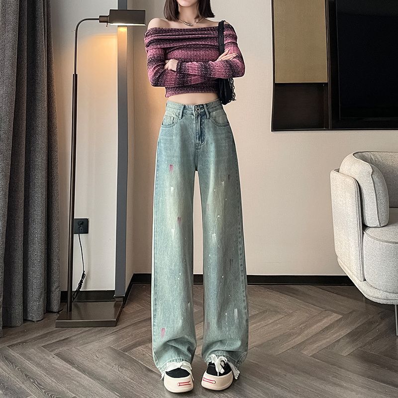 Wide-leg Jeans for Women In Autumn and Winter Plus Velvet Thickened High Waist Retro Literary Mopping Narrow Version Straight Pants XXL
Wide-leg Jeans for Women In Autumn and Winter Plus Velvet Thickened High Waist Retro Literary Mopping Narrow Version Straight Pants XXL