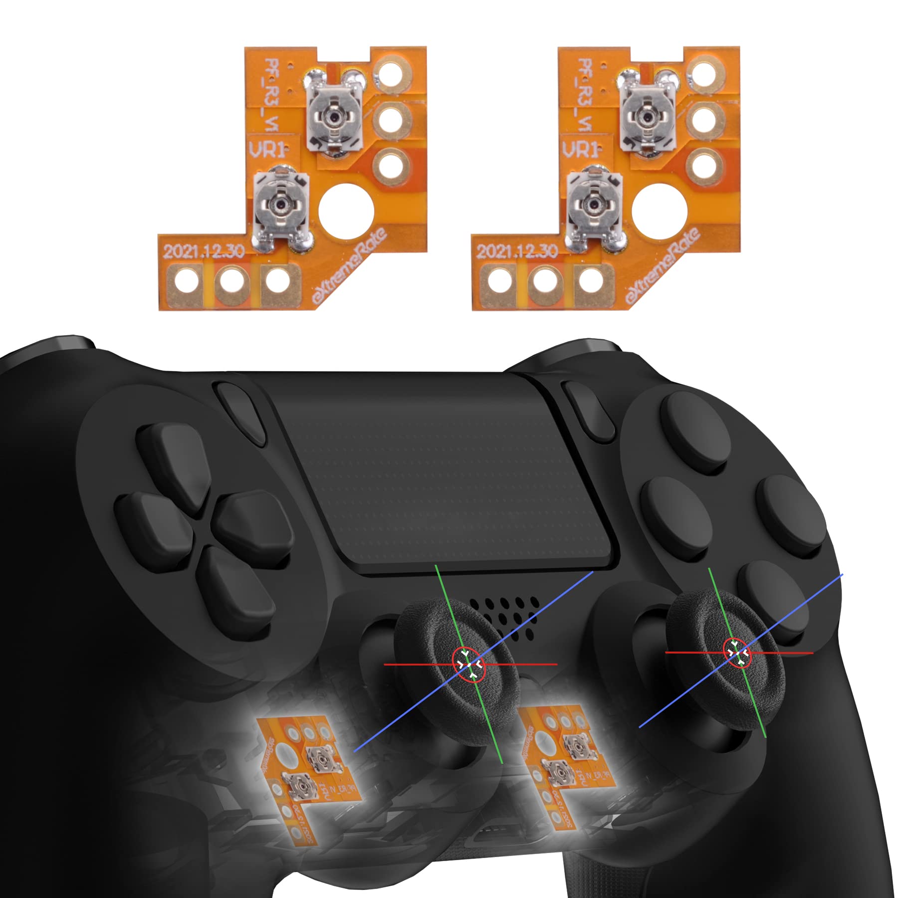 eXtremeRate Drifix Thumbstick Drift Fix Repair Kit for PS4 Slim Pro Controller Custom Analog Stick Joystick Regulator Base for PS4 Slim Pro Controller
eXtremeRate Drifix Thumbstick Drift Fix Repair Kit for PS4 Slim Pro Controller Custom Analog Stick Joystick Regulator Base for PS4 Slim Pro Controller