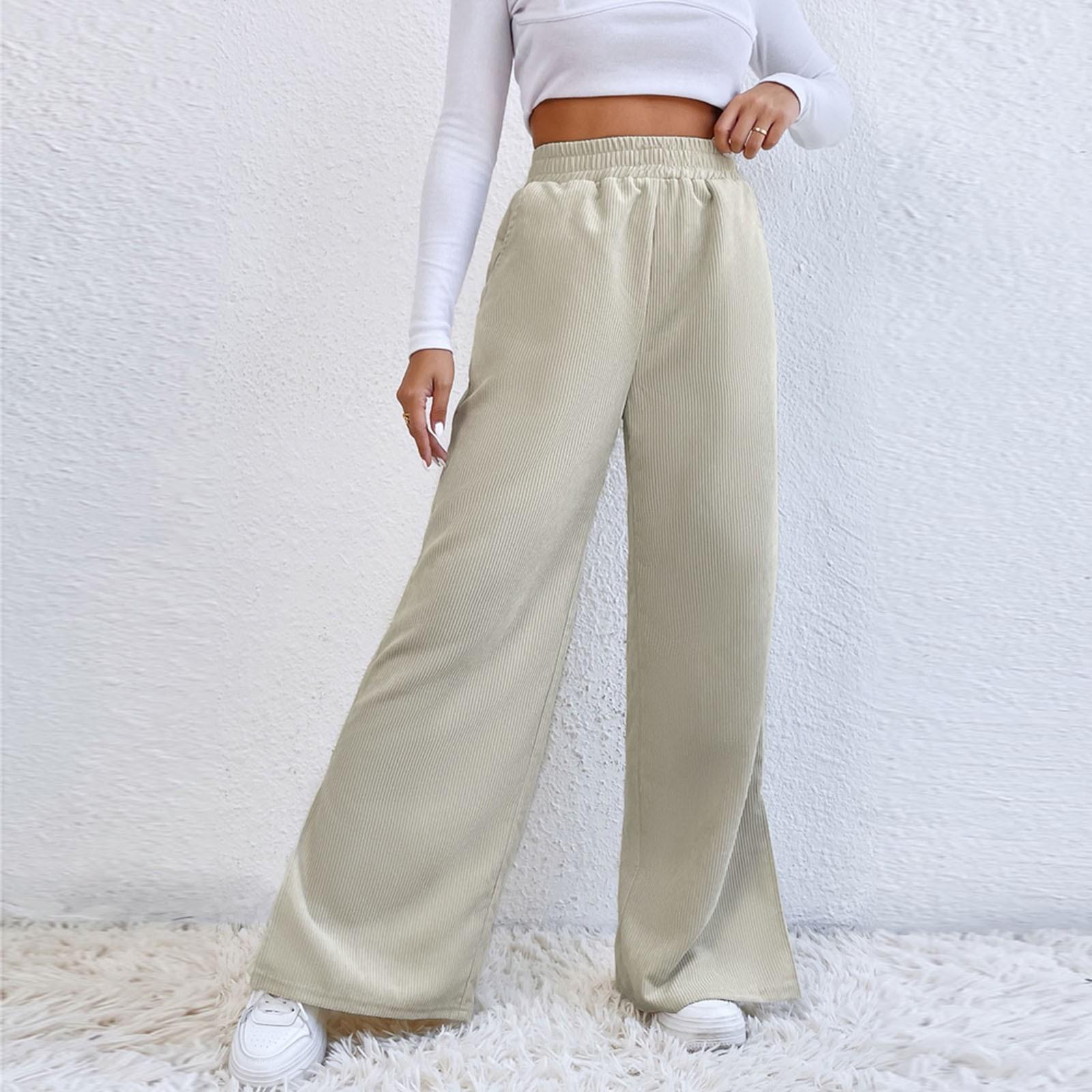 Women s New High-waisted Pants With Slits And Hem Corduroy Color Spliced Casual Pants XL білий
Women s New High-waisted Pants With Slits And Hem Corduroy Color Spliced Casual Pants XL білий