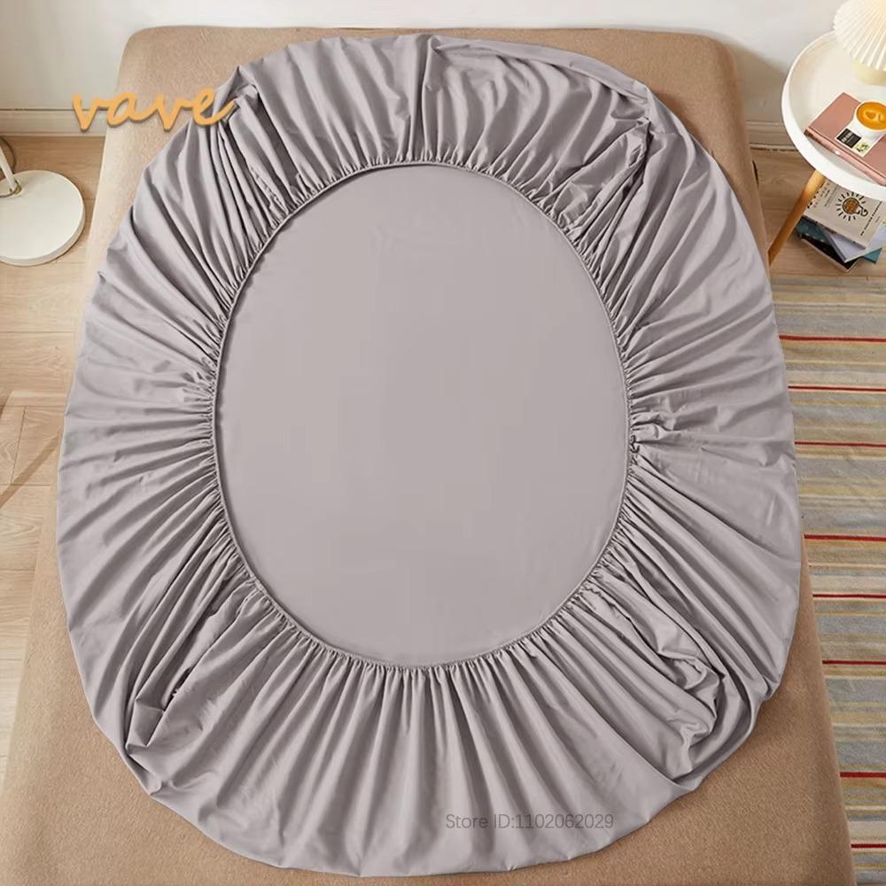 Soft Cotton Fitted Bed Sheet with Elastic Band Solid Color Mattress Cover for Single Double King Queen Bed 140/150/160/180/200 120x200cmx26cm срібло сірий колір
Soft Cotton Fitted Bed Sheet with Elastic Band Solid Color Mattress Cover for Single Double King Queen Bed 140/150/160/180/200 120x200cmx26cm срібло сірий колір