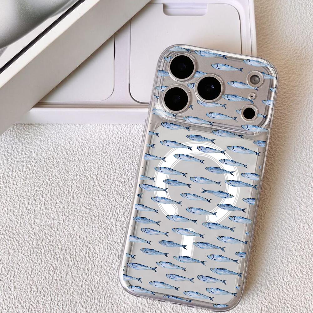 Funny Sardines Phone Case For iPhone 17 16 15 14 13 12 Pro Max Plus With Magnetic Crystal Clear Case Wireless Charge iPhone17 Pro Max
Funny Sardines Phone Case For iPhone 17 16 15 14 13 12 Pro Max Plus With Magnetic Crystal Clear Case Wireless Charge iPhone17 Pro Max