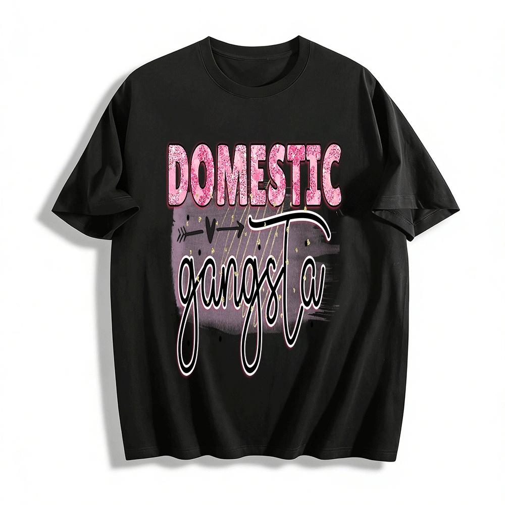 Domestic Gangsta Graphic Casual Tee For Women Pure cotton T-shirt XXS
Domestic Gangsta Graphic Casual Tee For Women Pure cotton T-shirt XXS