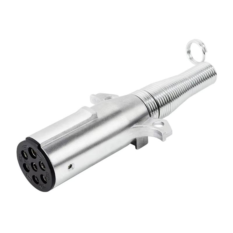7 Way 24V Metal Trailer Link 7P PLUG ALU 24V N TYPE Towing Adapter for Powerful Towing & Reliable Signal Transfer Use 1
7 Way 24V Metal Trailer Link 7P PLUG ALU 24V N TYPE Towing Adapter for Powerful Towing & Reliable Signal Transfer Use 1