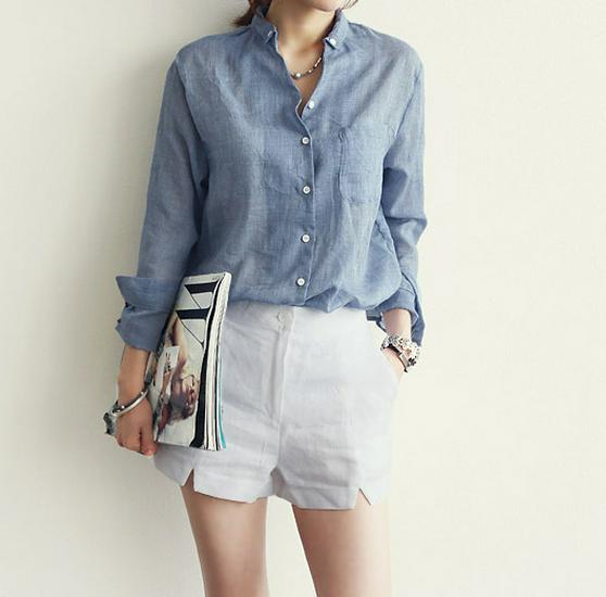 Women s Plus Size Loose Linen Long Sleeve White Shirt - 1688 Autumn Collection S джинсовий синього кольору
Women s Plus Size Loose Linen Long Sleeve White Shirt - 1688 Autumn Collection S джинсовий синього кольору