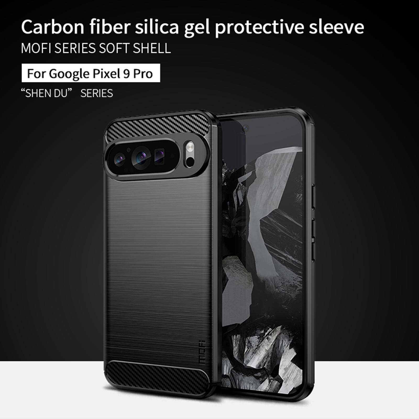 MOFI JK TPU Series-1 For Google Pixel 9 Pro Flexible TPU Phone Case Carbon Fiber Texture Phone Cover Black
MOFI JK TPU Series-1 For Google Pixel 9 Pro Flexible TPU Phone Case Carbon Fiber Texture Phone Cover Black