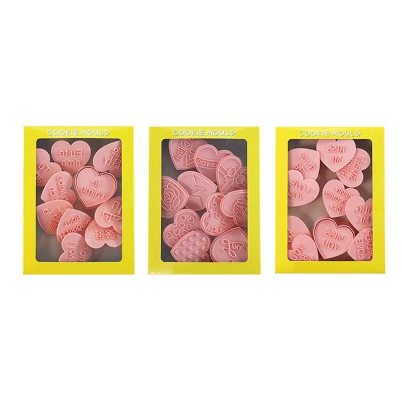 30pcs Heart Shaped Cookie Mould Biscuit Fondant Embosser Stamp for Wedding Party Plastic Cake Decorating Baking Tool 1
30pcs Heart Shaped Cookie Mould Biscuit Fondant Embosser Stamp for Wedding Party Plastic Cake Decorating Baking Tool 1