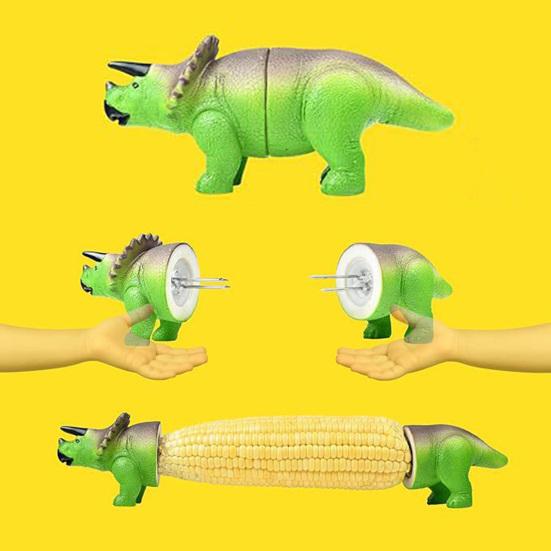 Yousheng Dinosaur Corn Cob Holders for Kids Adults Reusable Corn Cob Skewers Dinosaur Corn Picks Kitchen Table Decoration зелений
Yousheng Dinosaur Corn Cob Holders for Kids Adults Reusable Corn Cob Skewers Dinosaur Corn Picks Kitchen Table Decoration зелений