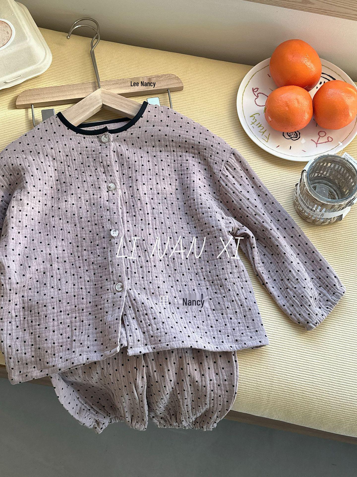 Class A Cartoon Cotton Spring Pajama Set for Toddlers - Double-Layer Gauze Pajamas & Pants 110 cm
Class A Cartoon Cotton Spring Pajama Set for Toddlers - Double-Layer Gauze Pajamas & Pants 110 cm