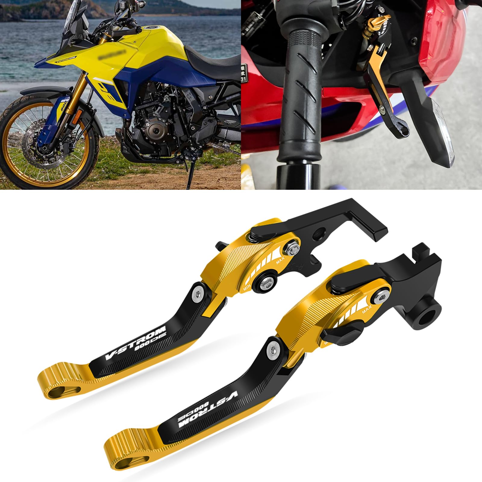 ДЛЯ V-Strom 800DE V-Strom 800 DE 2024 2025 Зчеплення Сигнал Гальмо Ручка Знімач Складаний золотий
ДЛЯ V-Strom 800DE V-Strom 800 DE 2024 2025 Зчеплення Сигнал Гальмо Ручка Знімач Складаний золотий
