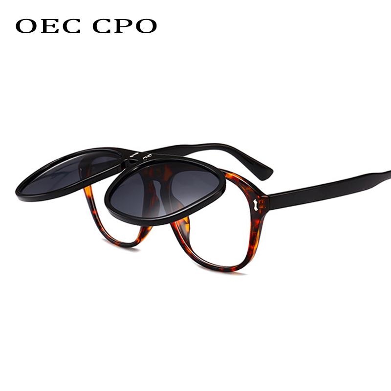OEC CPO Oversized Square Sunglasses UV400 Flip up Unisex Grey Goggles Eyeglasses for Men And Women Personality Double Frame As the picture
OEC CPO Oversized Square Sunglasses UV400 Flip up Unisex Grey Goggles Eyeglasses for Men And Women Personality Double Frame As the picture