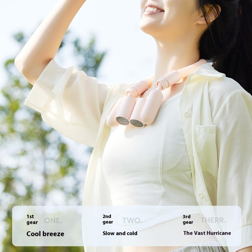 F94 Outdoor Sports Hands Free Neck Fan 3 Speeds Adjustable Flexible Cooling Neckband Beige
F94 Outdoor Sports Hands Free Neck Fan 3 Speeds Adjustable Flexible Cooling Neckband Beige