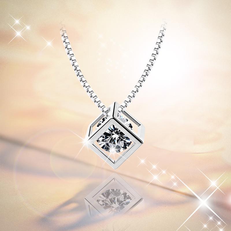 Stunning Silver Love Cube Necklace For Women With Geometric Design And Premium Quality
Stunning Silver Love Cube Necklace For Women With Geometric Design And Premium Quality