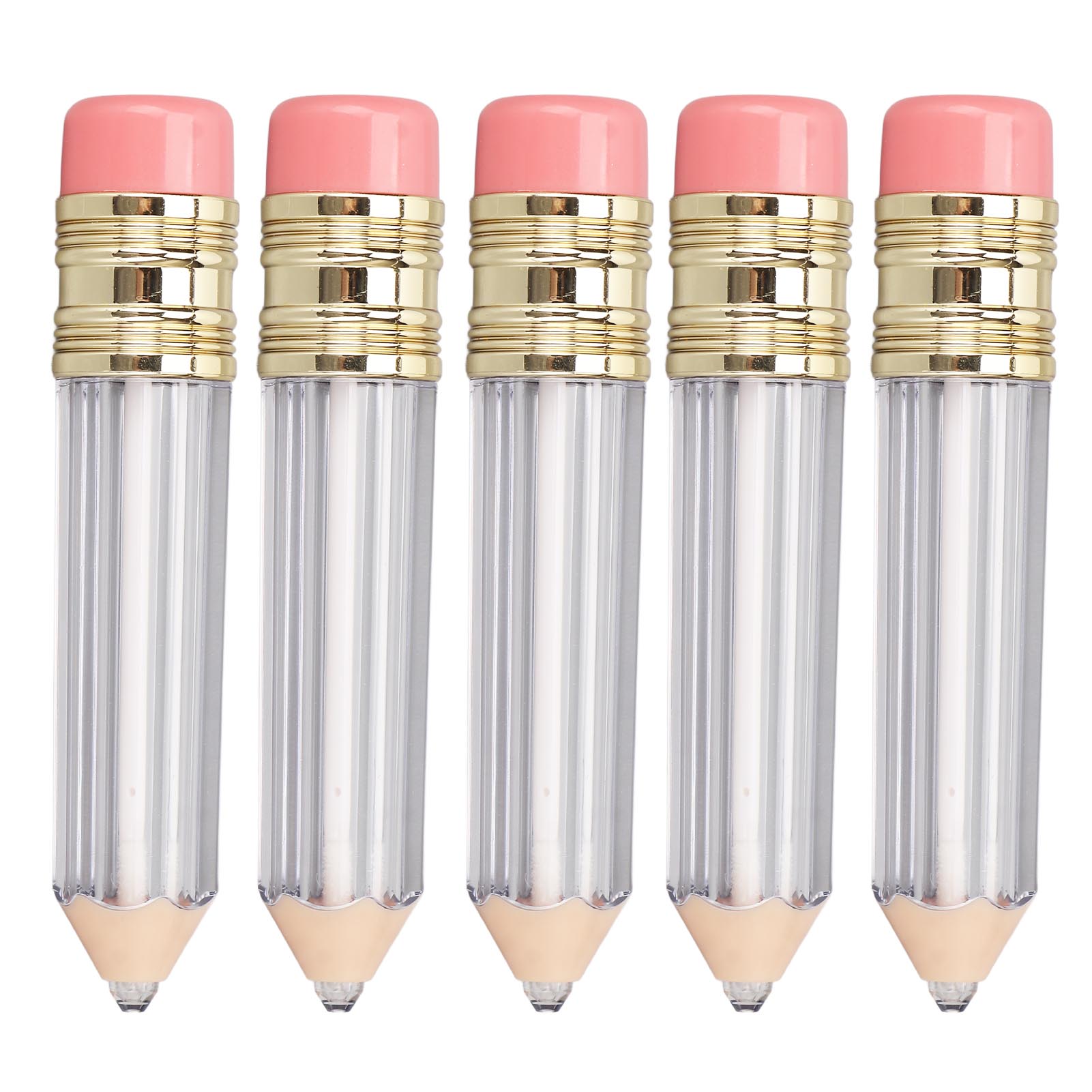 5pcs 5ml Pencil Shaped Empty Lip Gloss Tube Container DIY Refillable Lip Oil Bottles for Women Girls
5pcs 5ml Pencil Shaped Empty Lip Gloss Tube Container DIY Refillable Lip Oil Bottles for Women Girls