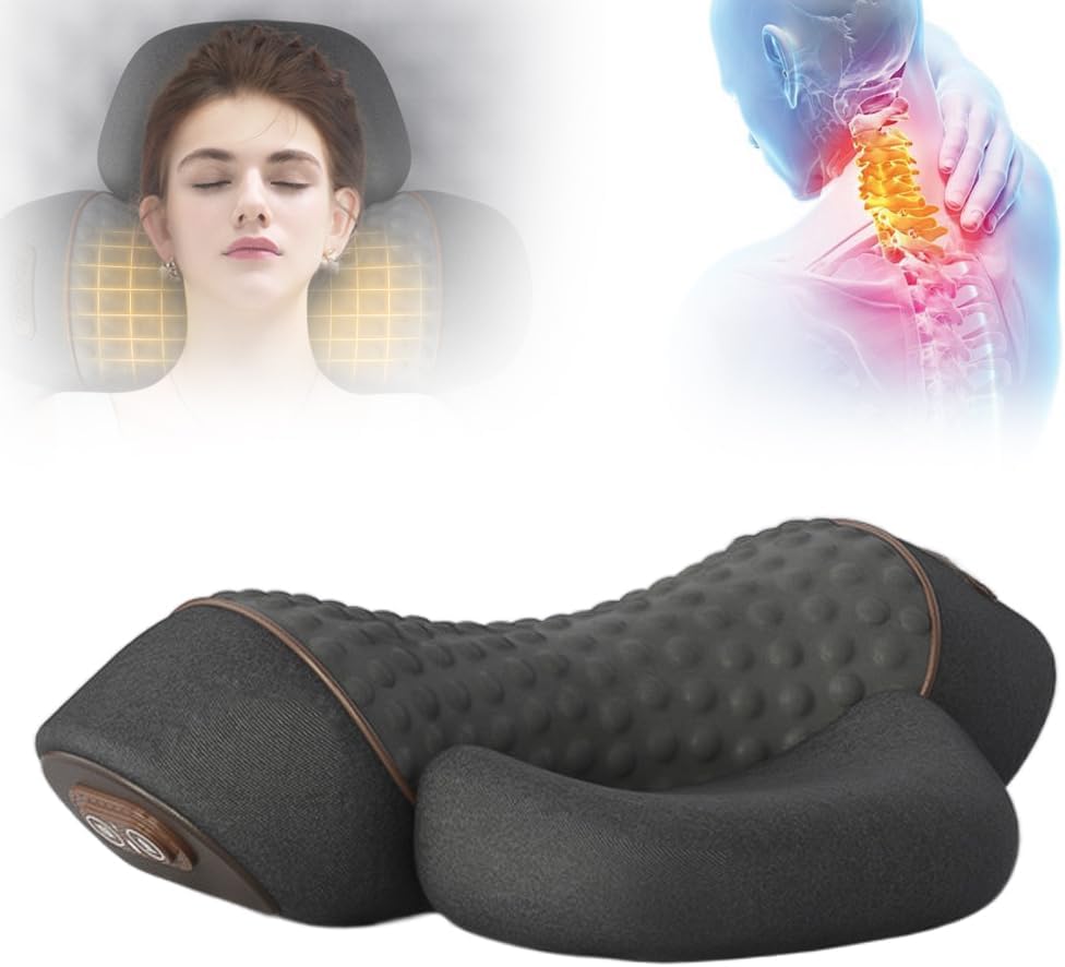 Callixethera Pillow Massage Neck Hump, Callixethera 3-in-1 Neck Massage Pillow, Heated Massage Neck Pillow, Memory Foam Pillows чорний
Callixethera Pillow Massage Neck Hump, Callixethera 3-in-1 Neck Massage Pillow, Heated Massage Neck Pillow, Memory Foam Pillows чорний