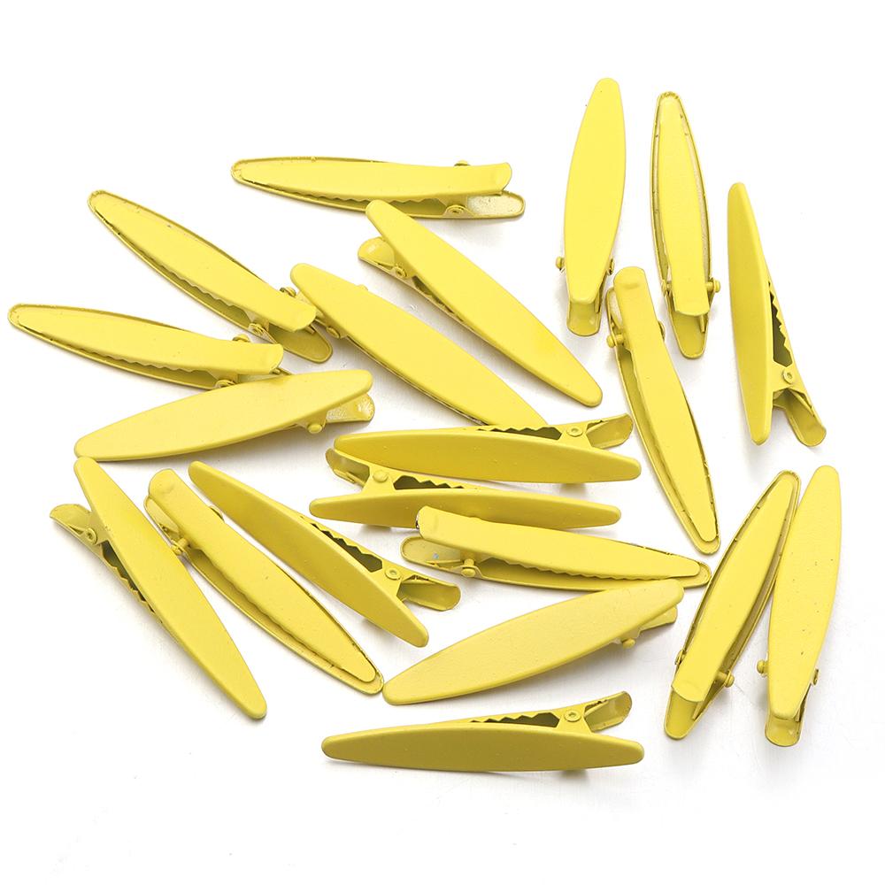 20pcs Metal Hair Clips Colorful 6cm Oval Geometric Hairpin Hair Side Clips Duckbill Clip Barrettes For Women Hair Accessories жовтий
20pcs Metal Hair Clips Colorful 6cm Oval Geometric Hairpin Hair Side Clips Duckbill Clip Barrettes For Women Hair Accessories жовтий