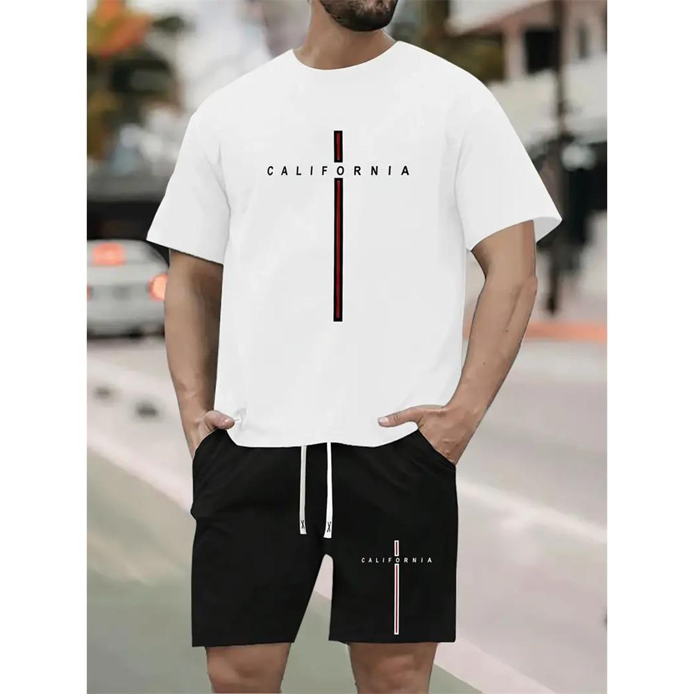 Summer Solid Color Letters Printed Suit Casual Sportswear Men s Suit Short-Sleeved T Shirt Street Hip-Hop Two-Piece Set 6XL
Summer Solid Color Letters Printed Suit Casual Sportswear Men s Suit Short-Sleeved T Shirt Street Hip-Hop Two-Piece Set 6XL