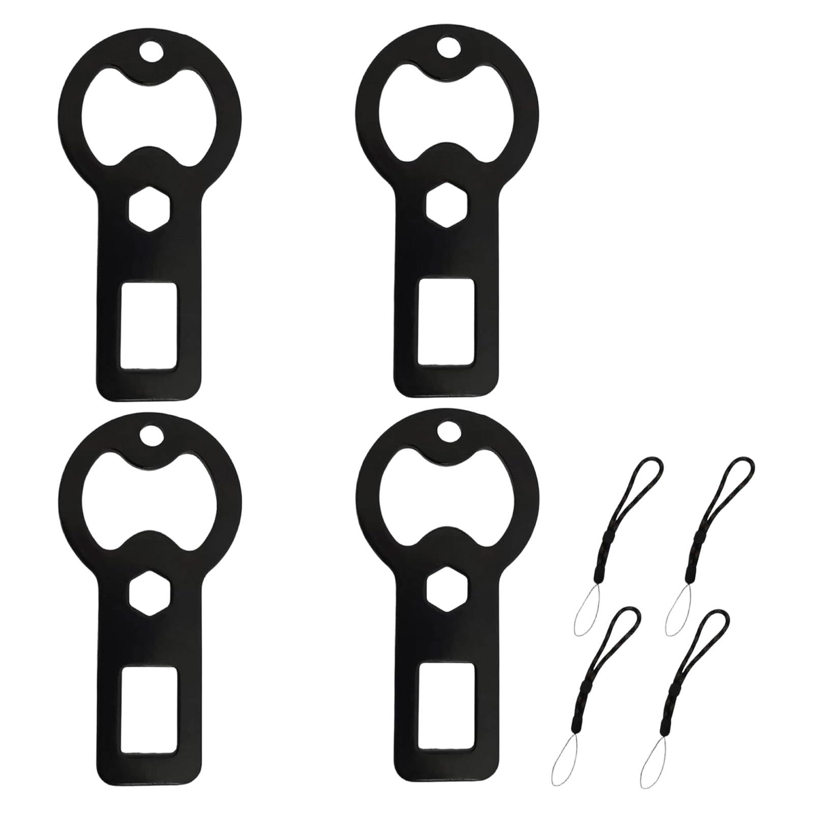 Multifunction Bottle Opener Set with Hex Wrench and Keychain Attachment for Beverage Containers and Jars Pack of 4
Multifunction Bottle Opener Set with Hex Wrench and Keychain Attachment for Beverage Containers and Jars Pack of 4