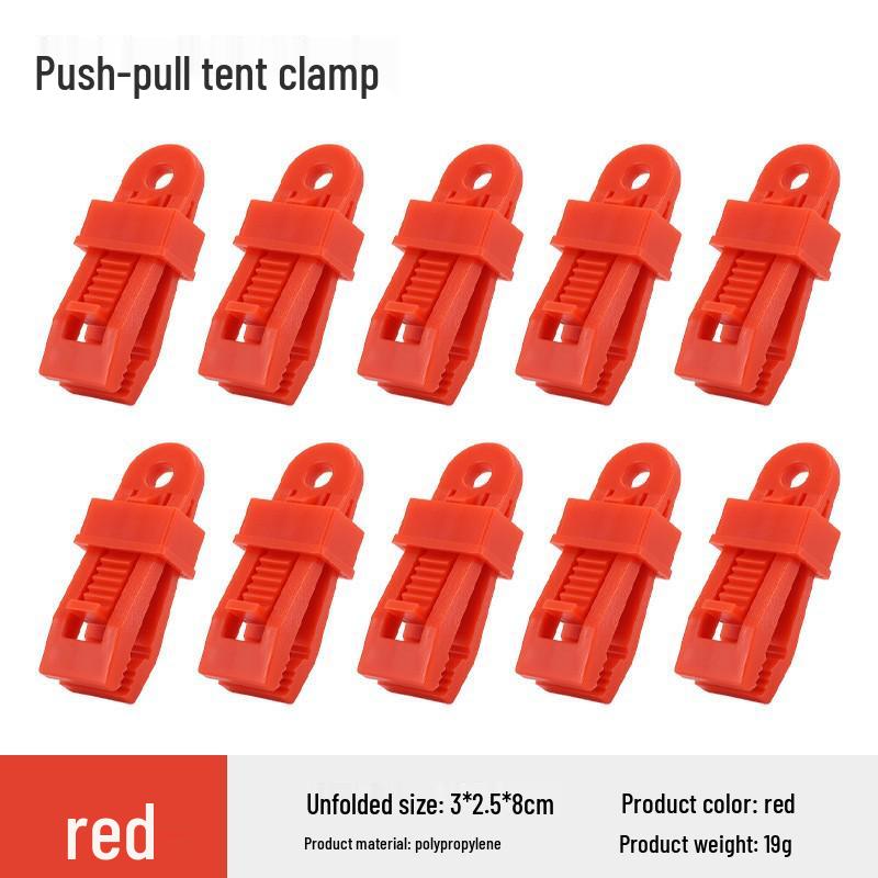 Windproof Outdoor Tent Clips: Plastic Safety Buckles for Secure Canopy Setup
Windproof Outdoor Tent Clips: Plastic Safety Buckles for Secure Canopy Setup