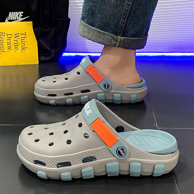 Hole shoes men s trend summer wear dual-purpose sandals casual home bag head slippers room couple beach sandals 36 серый
Hole shoes men s trend summer wear dual-purpose sandals casual home bag head slippers room couple beach sandals 36 серый