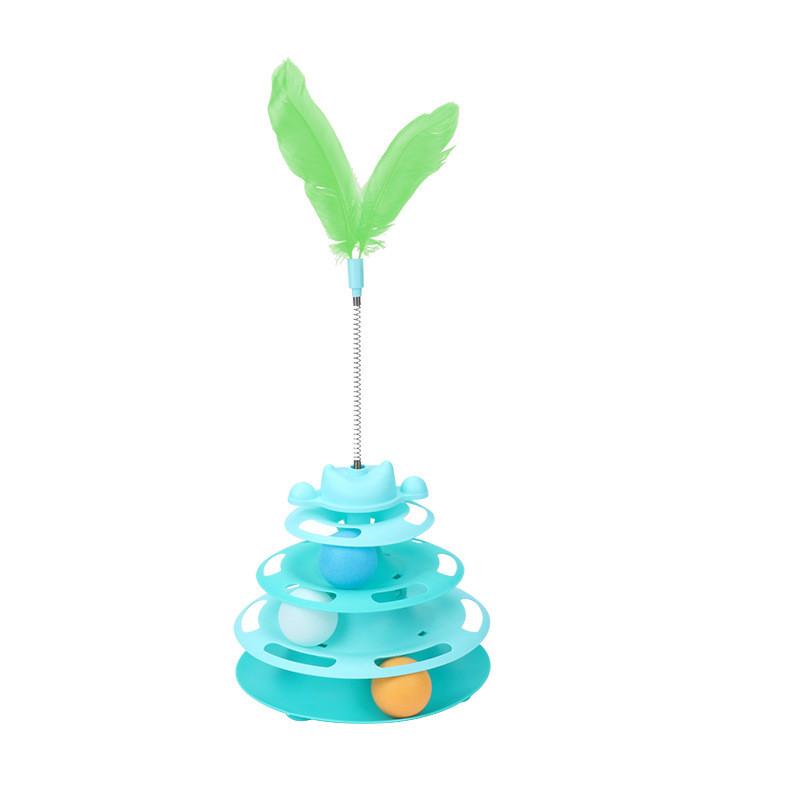 3-Level Interactive Cat Tower with Rotating Roller Balls – Puzzle Training Track for Intelligent Play and Entertainment зелений
3-Level Interactive Cat Tower with Rotating Roller Balls – Puzzle Training Track for Intelligent Play and Entertainment зелений