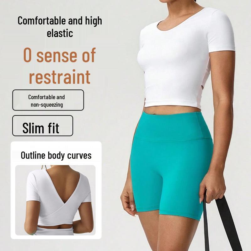 Comfortable Slimming White Yoga T-Shirt for Sports, Running, and Pilates Medium
Comfortable Slimming White Yoga T-Shirt for Sports, Running, and Pilates Medium