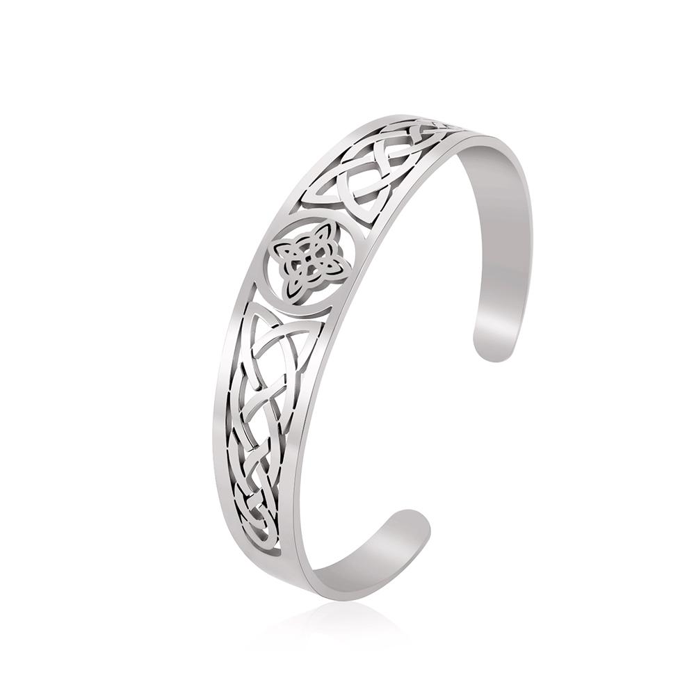 LIKGREAT Witch Knot Bracelet for Women Men Celtics Wicca Cuff Bangle Stainless Steel Witchcraft Amulet Jewelry Birthday Gifts
LIKGREAT Witch Knot Bracelet for Women Men Celtics Wicca Cuff Bangle Stainless Steel Witchcraft Amulet Jewelry Birthday Gifts