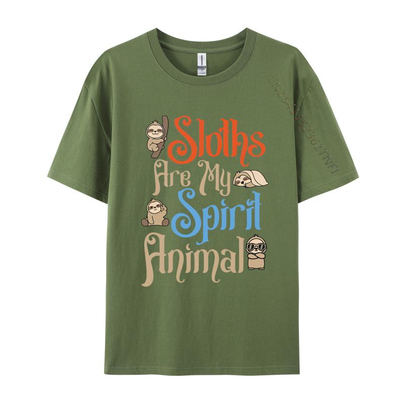 Sloths Are My Spirit Animal Funny Sloth T Shirts Men Pure Cotton Tees Free Shipping Graphic Tee Shirt 4XL
Sloths Are My Spirit Animal Funny Sloth T Shirts Men Pure Cotton Tees Free Shipping Graphic Tee Shirt 4XL